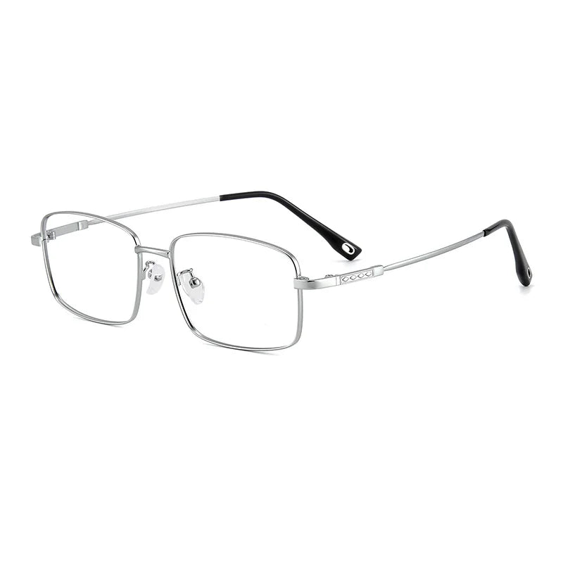 Hdcrafter Unisex Full Rim Big Square Titanium Eyeglasses 62804
