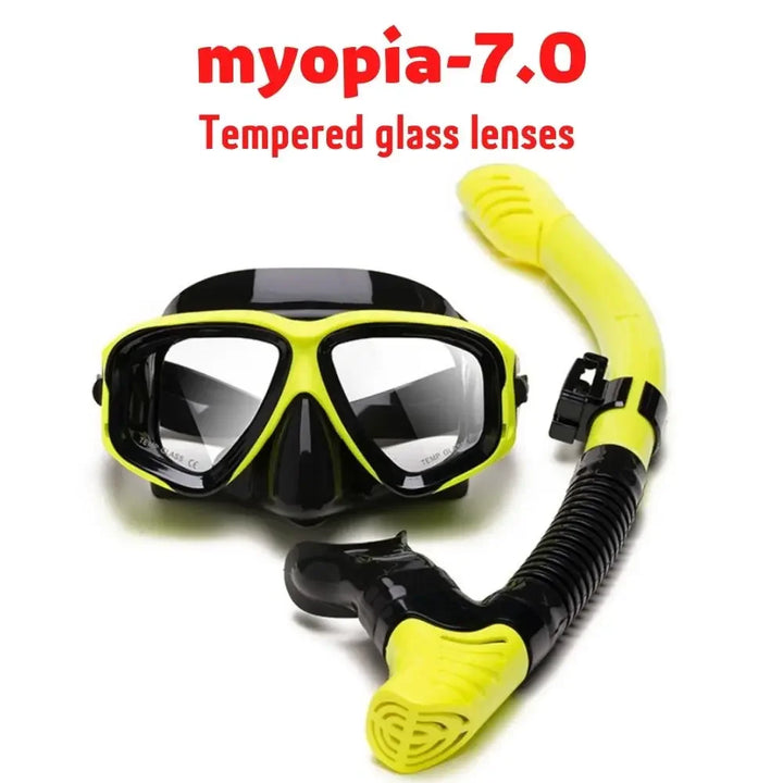 Aleefa Unisex Goggle Plastic Resin Lens Pc Silicone Swim Mask 64306