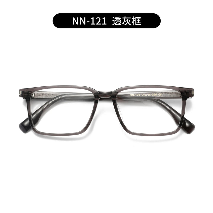 Nobler Unisex Full Rim Square Acetate Eyeglasses 84121 Full Rim Nobler C6