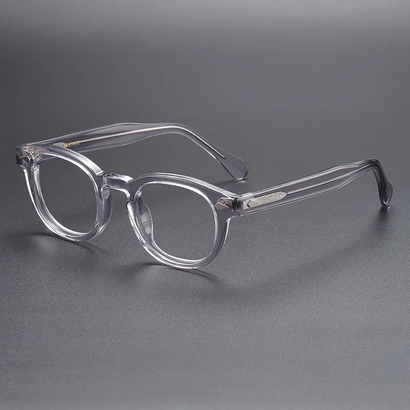 Yimaruili Unisex Full Rim Oval Square Acetate Eyeglasses 56006