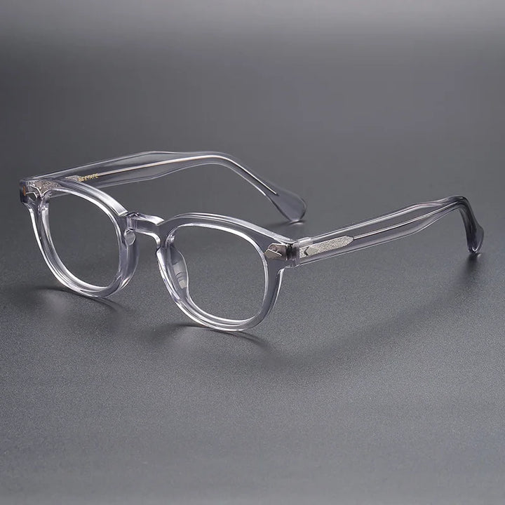 Yimaruili Unisex Full Rim Oval Square Acetate Eyeglasses 56006