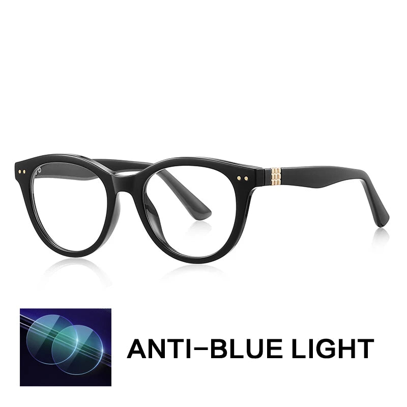 Gatenac Unisex Full Rim Oval Tr 90 Titanium Reading Glasses Gxyj2231