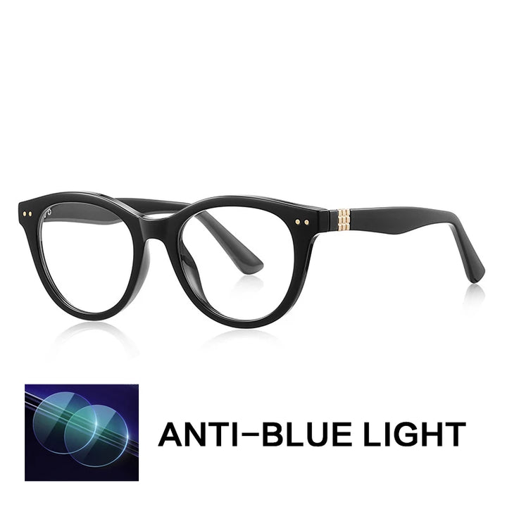 Gatenac Unisex Full Rim Oval Tr 90 Titanium Reading Glasses Gxyj2231