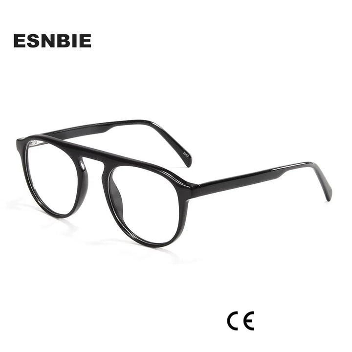 Esnbie Women's Full Rim Square Acetate Eyeglasses 220631 Full Rim Esnbie