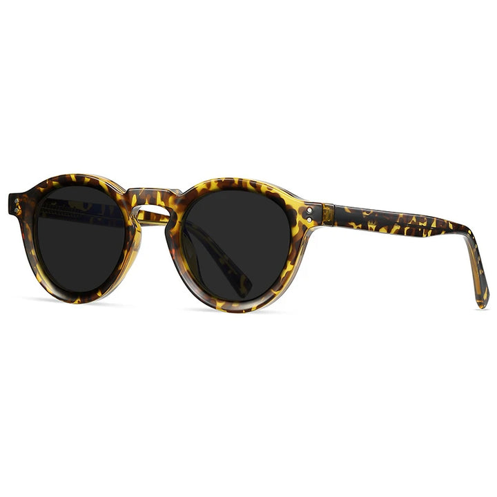 Kocolior Unisex Full Rim Small Round Acetate Eyeglasses Xk2090 Full Rim Kocolior Sunglasses L