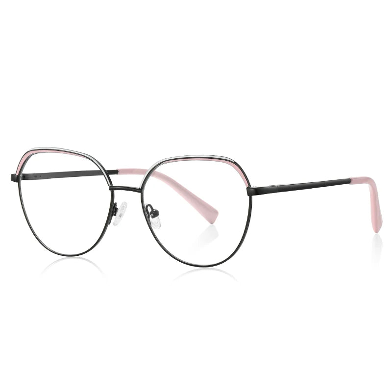 Vicky Unisex Full Rim Flat Top Round Tr 90 Titanium Reading Glasses 3098 Reading Glasses Vicky