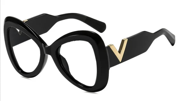 CCspace Women's Full Rim Butterfly Tr 90 Alloy Reading Glasses 802579