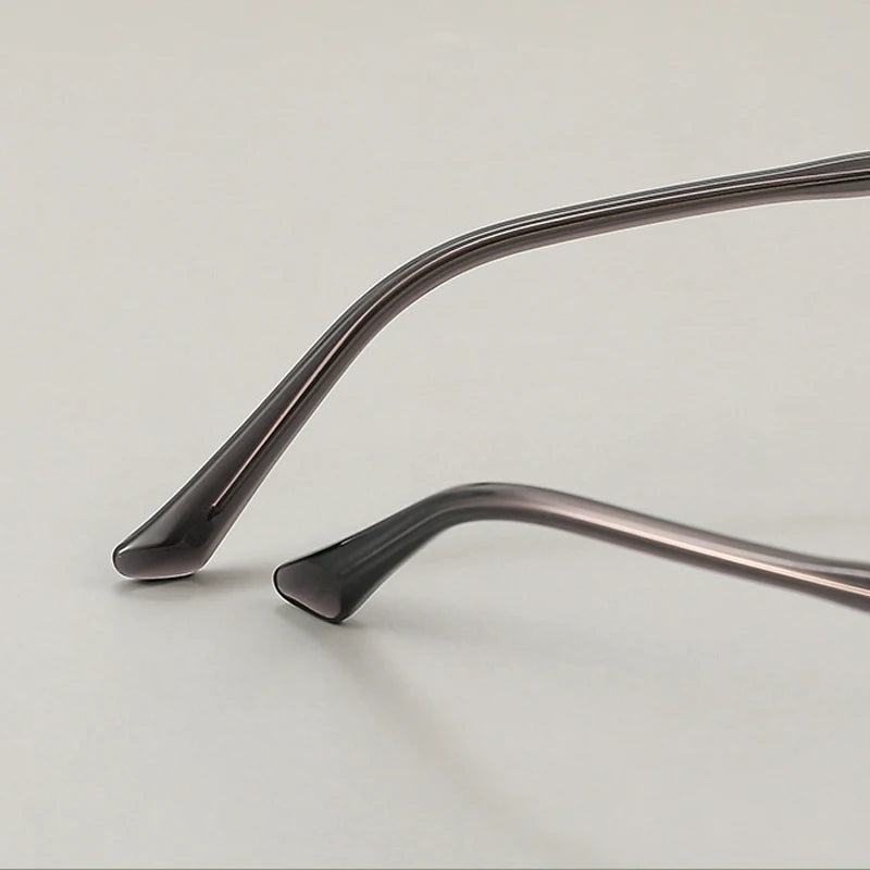 Vicky Unisex Semi Rim Square Aluminum Alloy Reading Glasses 44888 Reading Glasses Vicky