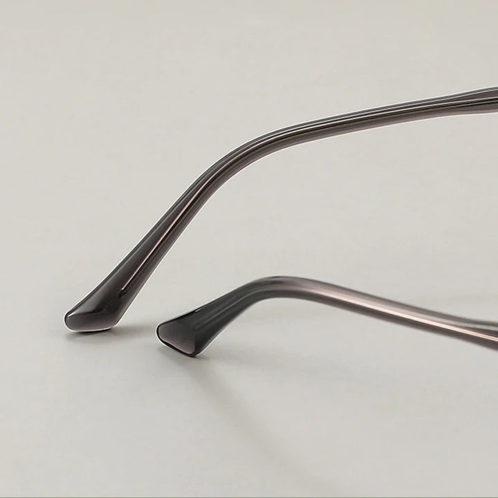 Vicky Unisex Semi Rim Square Aluminum Alloy Reading Glasses 44888 Reading Glasses Vicky