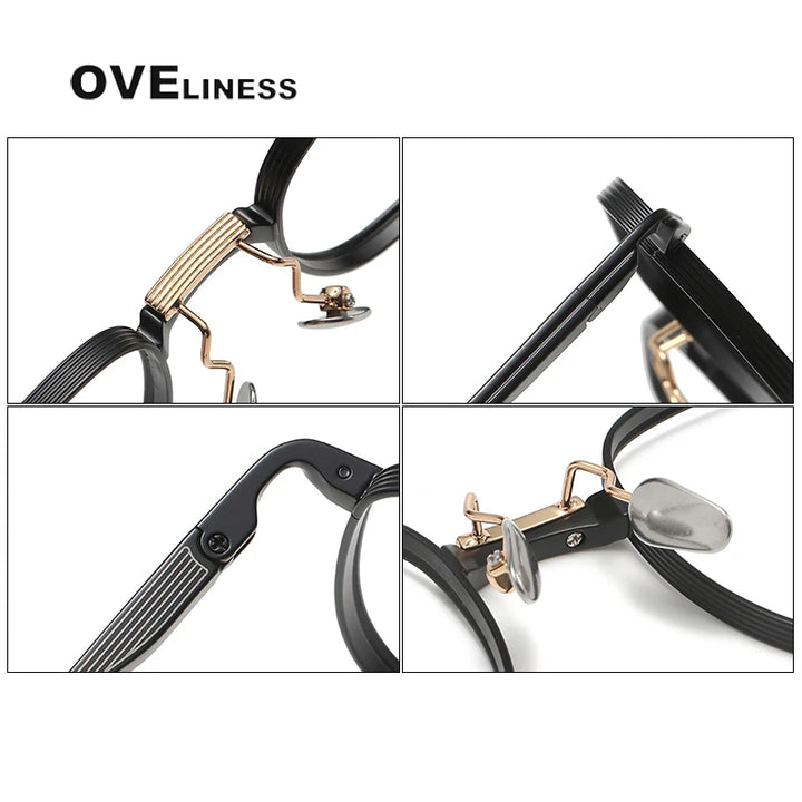 Oveliness Unisex Full Rim Square Titanium Eyeglasses D151 Full Rim Oveliness