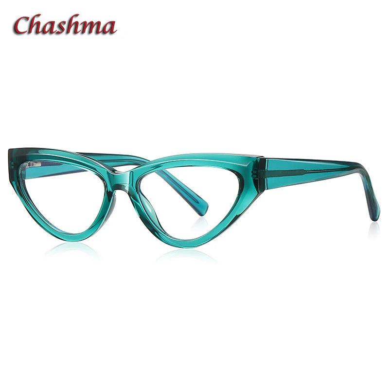 Chashma Ochki Women's Full Rim Cat Eye Tr 90 Titanium Eyeglasses 312153
