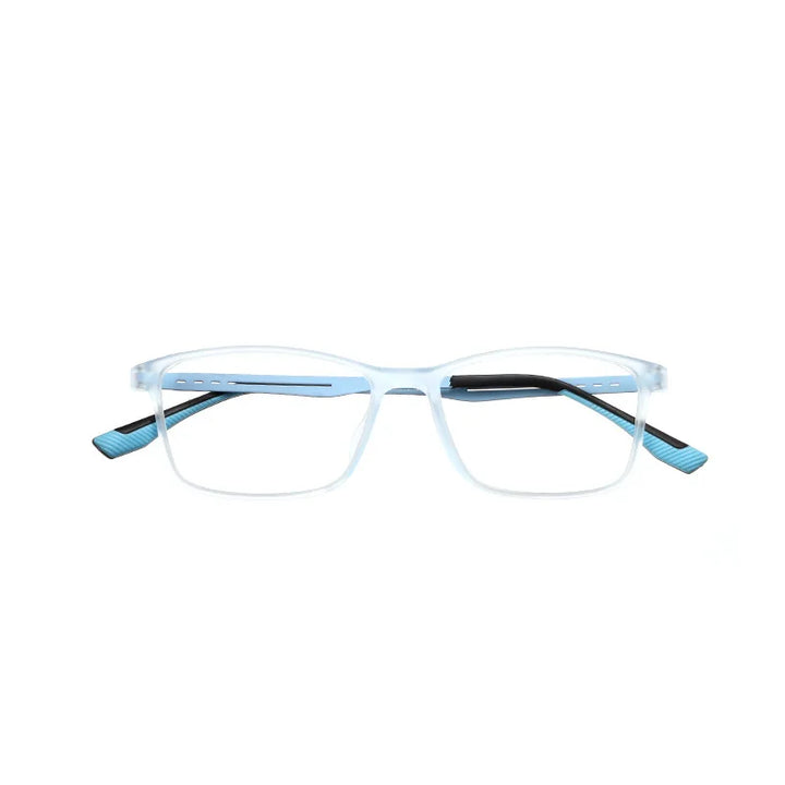 Xbora Unisex Full Rim Square Tr 90 Titanium Eyeglasses 2010