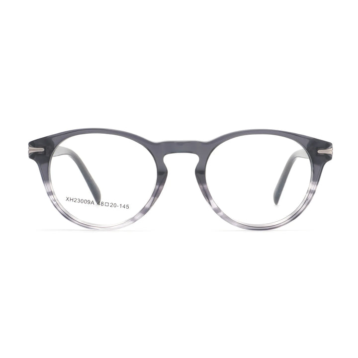 Hewei Women's Full Rim Oval Round Acetate Eyeglasses 23009