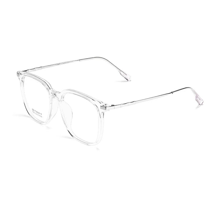 Xbora Unisex Full Rim Square Tr 90 Acetate Eyeglasses 50017