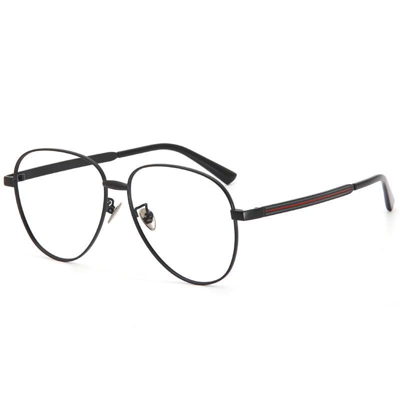Muzz Unisex Full Rim Round Titanium Eyeglasses 2280 Full Rim Muzz C1