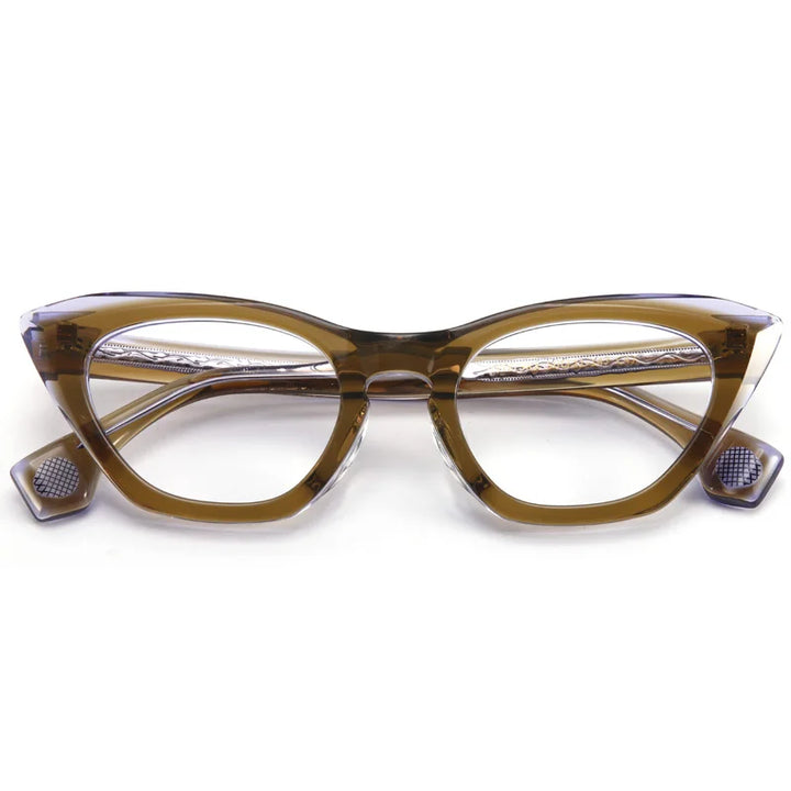 Muzz Women's Full Rim Cat Eye Acetate Eyeglasses 73rx Full Rim Muzz C3