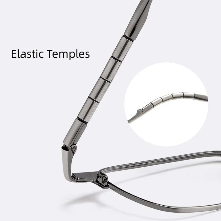 Hdcrafter Unisex Full Rim Square Titanium Eyeglasses 9009t Full Rim Hdcrafter Eyeglasses