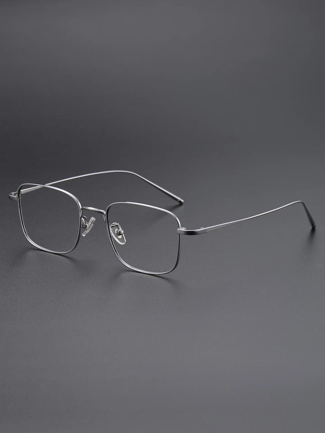 Momoja Unisex Full Rim Big Polygon Square Titanium Eyeglasses 27268
