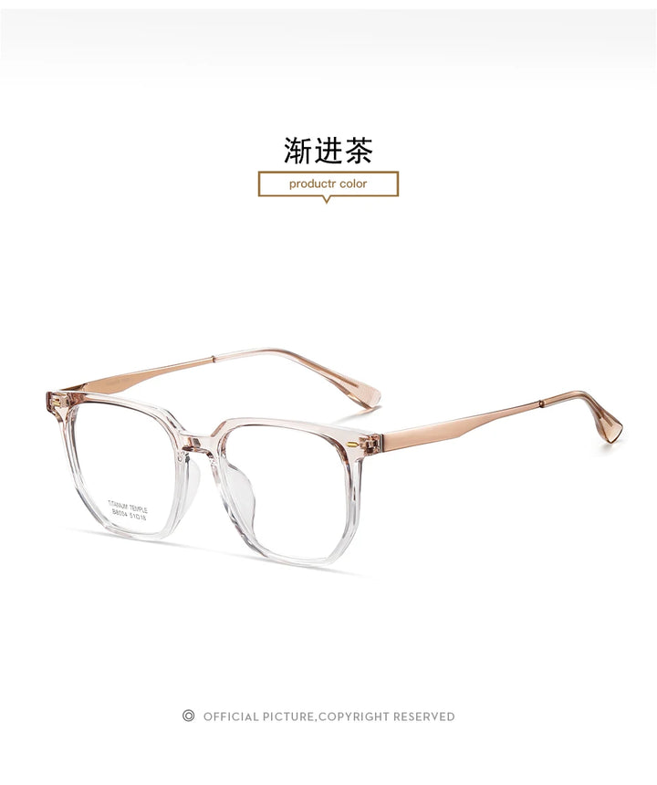 Reven Jate Unisex Full Rim Square Plastic Eyeglasses 8004 Full Rim Reven Jate