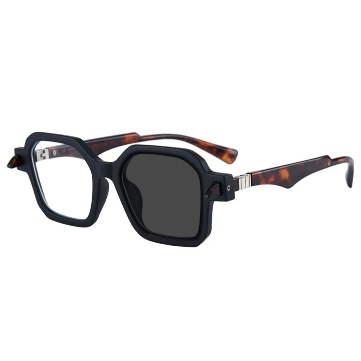 Kocolior Unisex Full Rim Oversized Square Acetate Hyperopic Reading Glasses 5571 Reading Glasses Kocolior