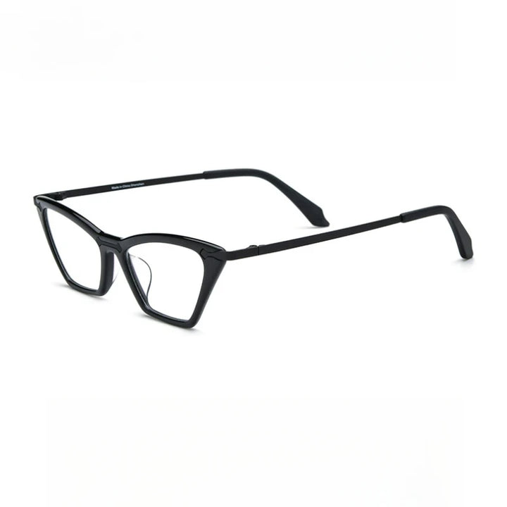 Hewei Unisex Full Rim Square Cat Eye Acetate Eyeglasses 19379 Full Rim Hewei C5 CHINA