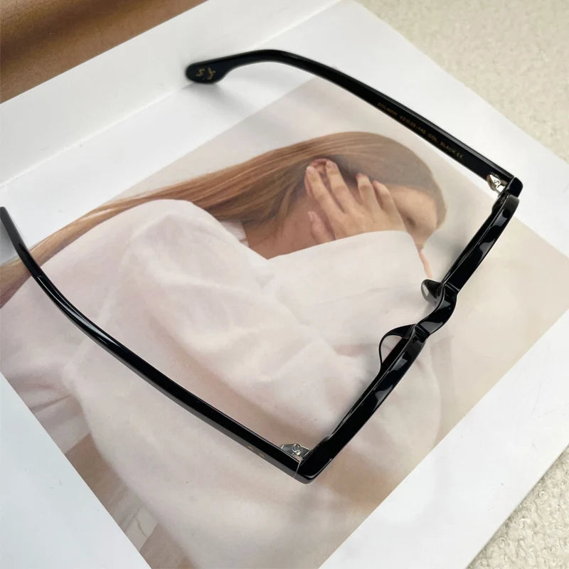 Yujo Unisex Full Rim Round Acetate Eyeglasses 4225e Full Rim Yujo