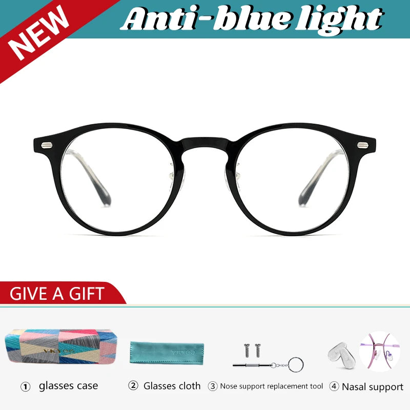 Vicky Women's Full Rim Round Oval Acetate Reading Glasses 98421