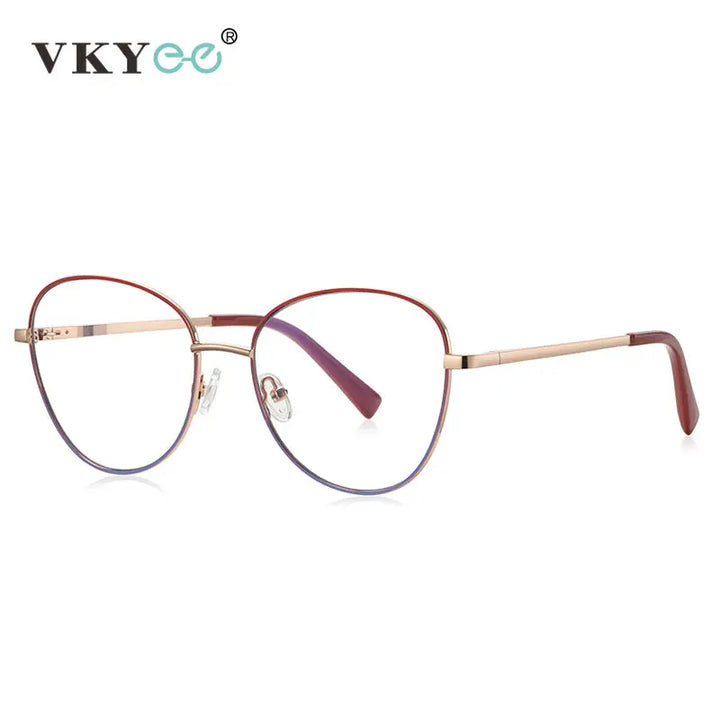 Vicky Unisex Full Rim Oval Stainless Steel Reading Glasses 3091 Reading Glasses Vicky