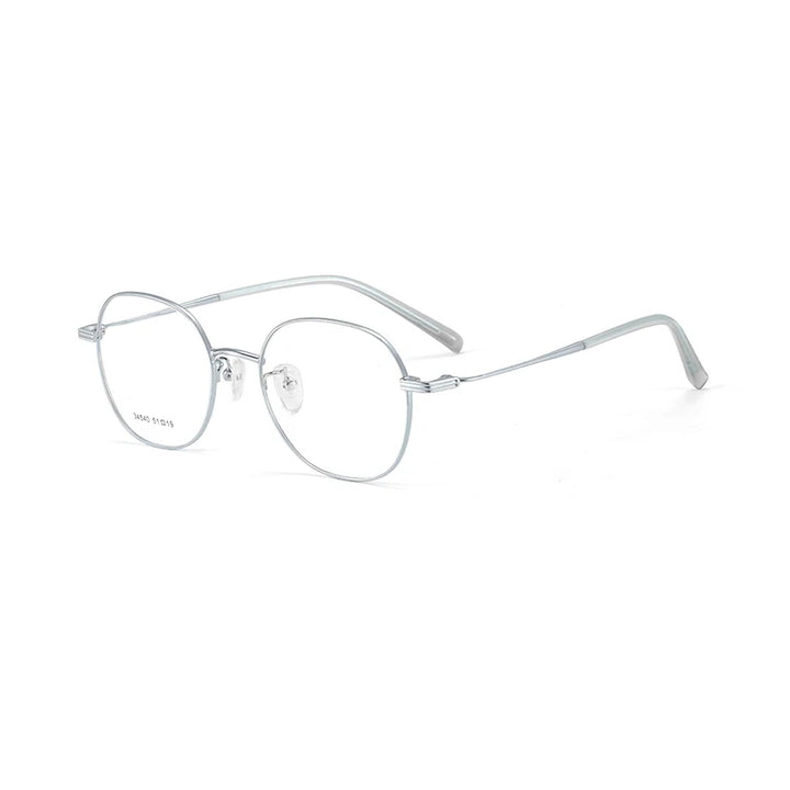 Xbora Unisex Full Rim Round Square Alloy Eyeglasses 34540