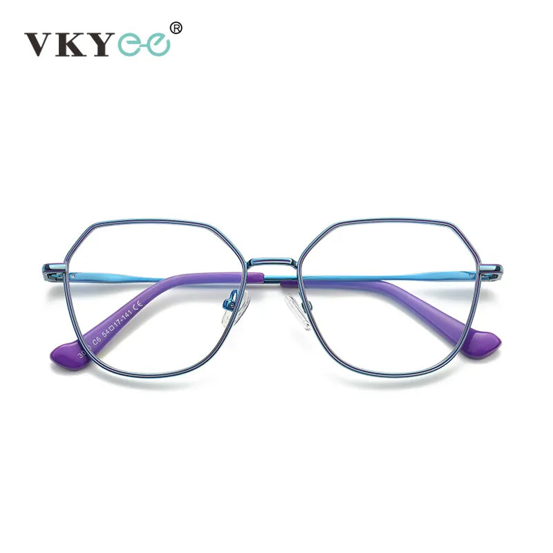 Vicky Women's Full Rim Polygon Alloy Reading Glasses 3040 Reading Glasses Vicky