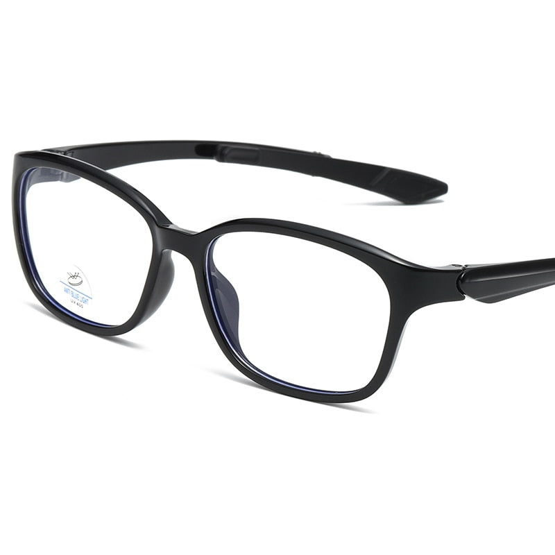 Reven Jate Men's Full Rim Square Polycarbonate Sport Eyeglasses 81299 Full Rim Reven Jate   