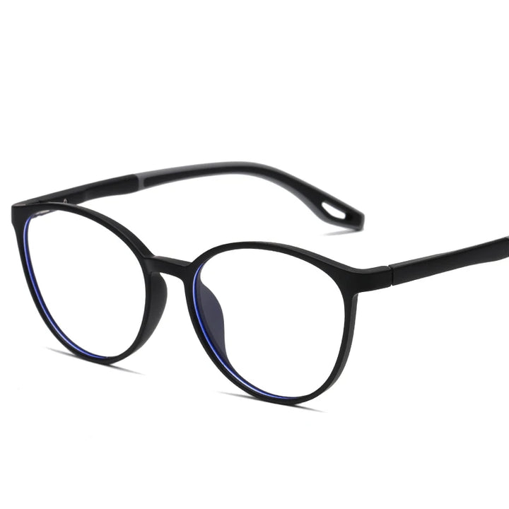 Reven Jate Unisex Full Rim Round Plastic Eyeglasses 81307 Full Rim Reven Jate C2  