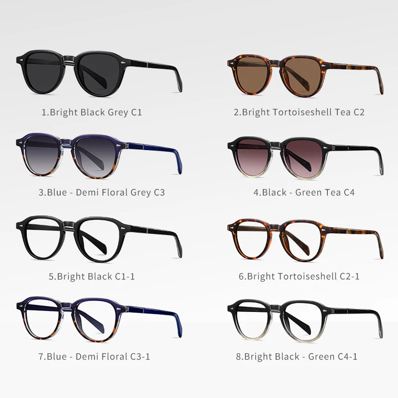 Vicky Unisex Full Rim Square Acetate Myopic Reading Glasses 31101 Reading Glasses Vicky