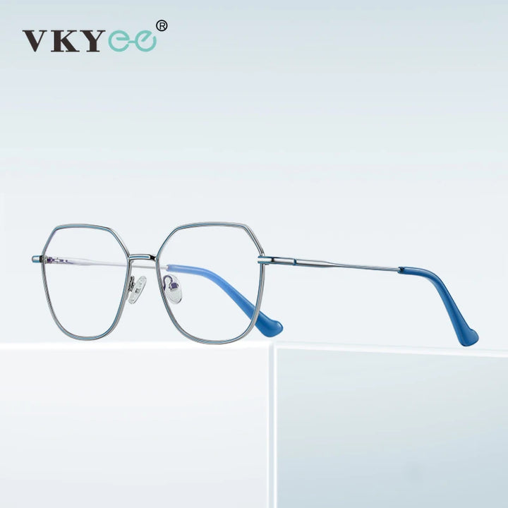 Vicky Women's Full Rim Polygon Alloy Reading Glasses 3040 Reading Glasses Vicky