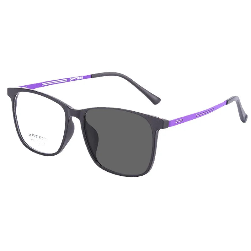 Kocolior Unisex Full Rim Square Tr 90 Titanium Hyperopic Reading Glasses 9825 Reading Glasses Kocolior