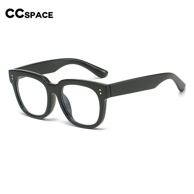 CCspace Unisex Full Rim Square Cat Eye Acetate Reading Glasses 55620 Reading Glasses CCspace