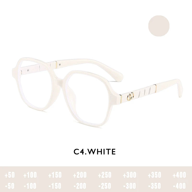 Kansept Women's Full Rim Polygon Square Acetate Reading Glasses 23464