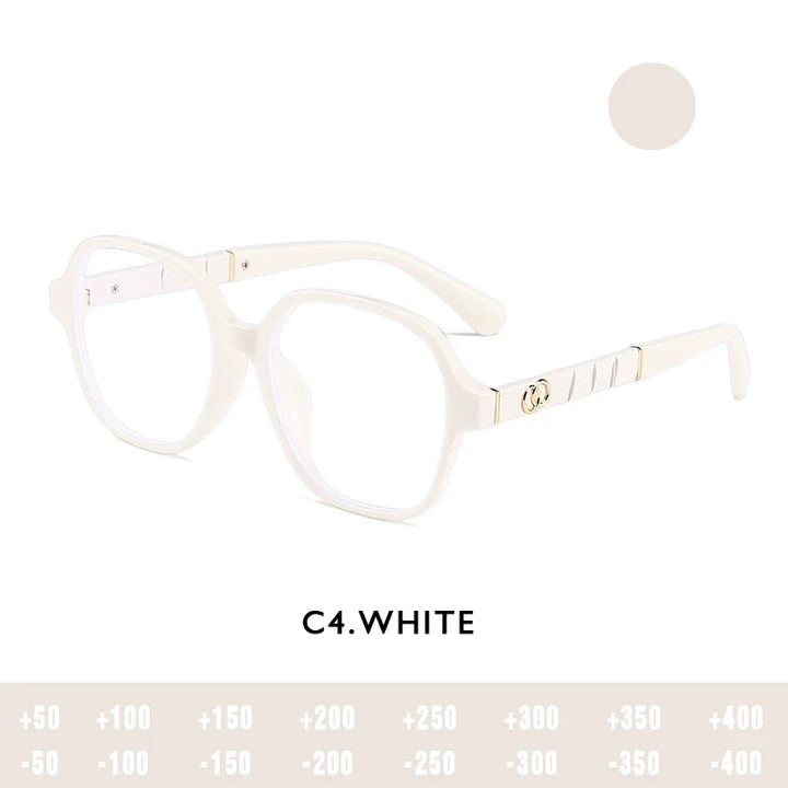 Kansept Women's Full Rim Polygon Square Acetate Reading Glasses 23464