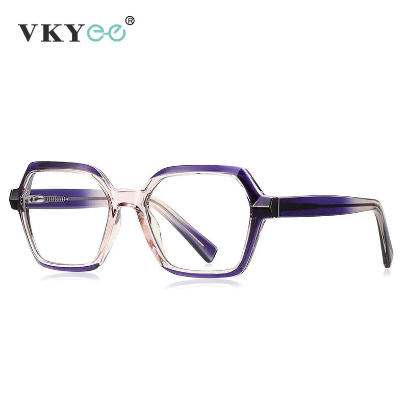 Vicky Unisex Full Rim Tr 90 Stainless Steel Square Reading Glasses 2162 Reading Glasses Vicky