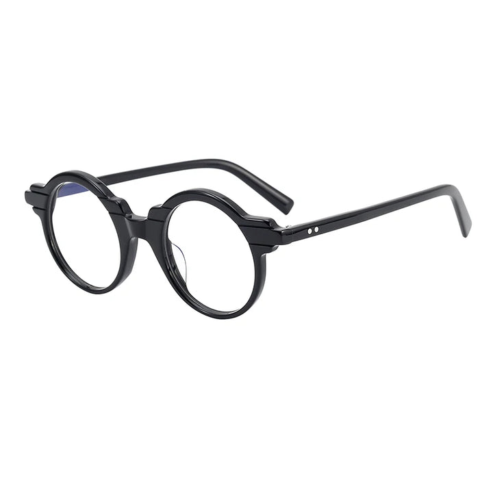 Nobler Unisex Full Rim Small Round Cat Eye Acetate Eyeglasses H021 Full Rim Nobler