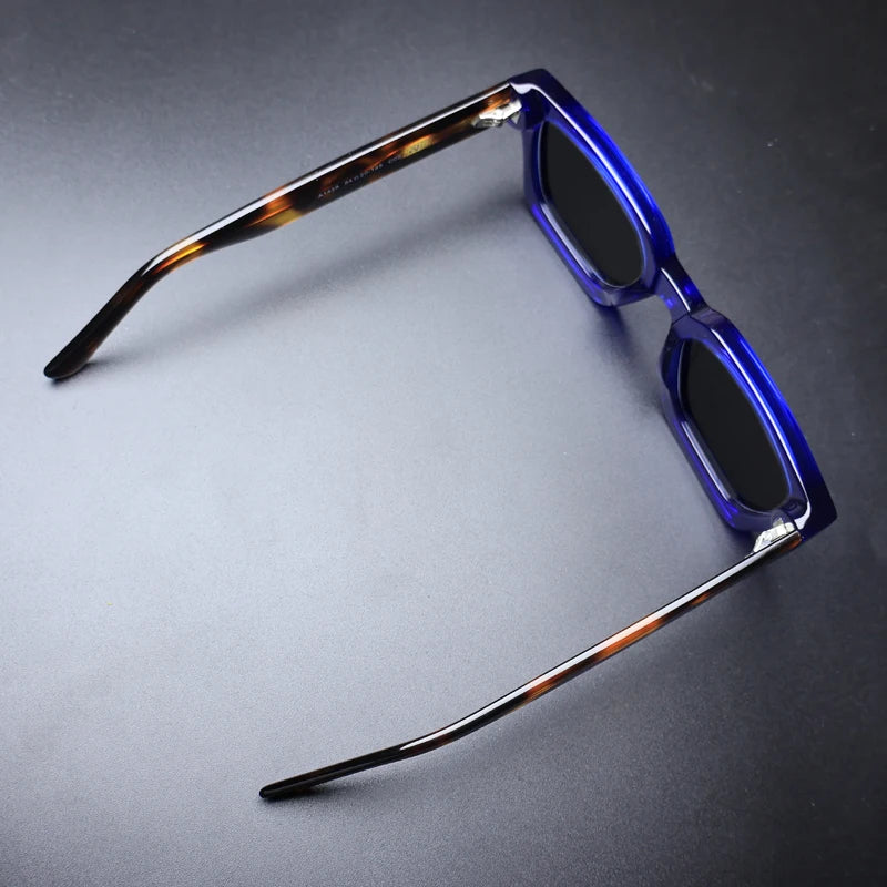 Gatenac Unisex Full Rim Square Polarized Acetate Sunglasses Mo19 Sunglasses Gatenac