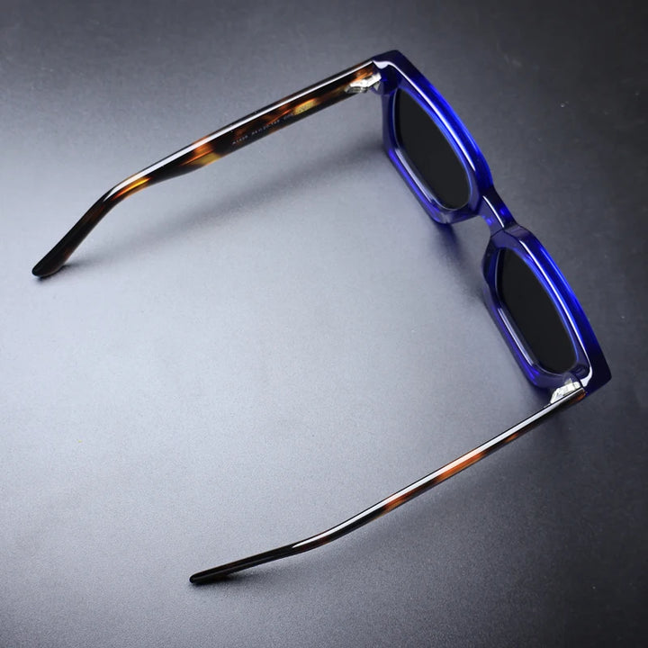 Gatenac Unisex Full Rim Square Polarized Acetate Sunglasses Mo19 Sunglasses Gatenac