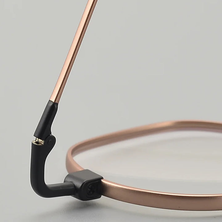 Muzz Unisex Full Rim Square Titanium Eyeglasses Mu1001 Full Rim Muzz