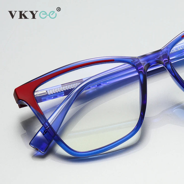 Vicky Unisex Full Rim Square Tr 90 Stainless Steel Reading Glasses 2116 Reading Glasses Vicky