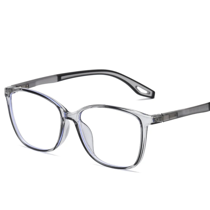 Reven Jate  Unisex Full Rim Square Plastic Eyeglasses 81312 Full Rim Reven Jate C4  