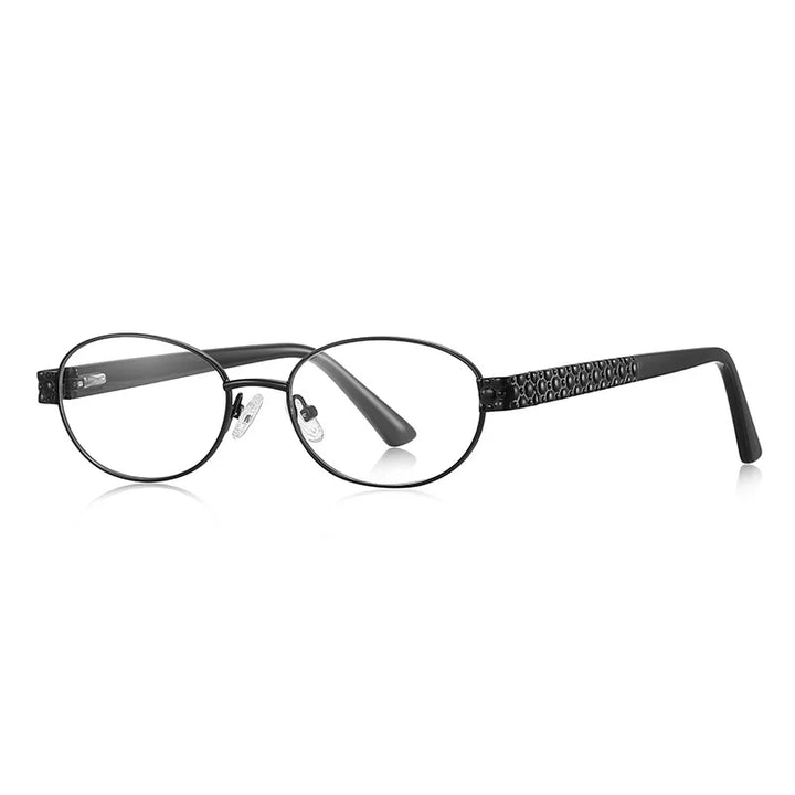 CCspace Women's Full Rim Oval Tr 90 Alloy Reading Glasses 802552