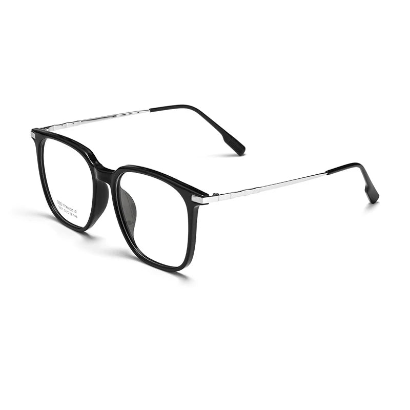 Xbora Unisex Full Rim Square Tr 90 Acetate Eyeglasses 50017