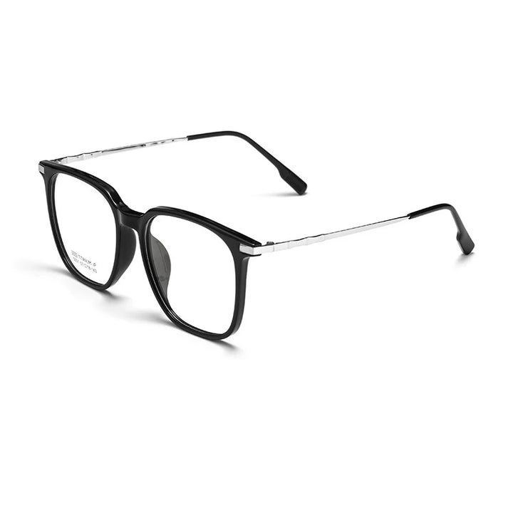 Xbora Unisex Full Rim Square Tr 90 Acetate Eyeglasses 50017