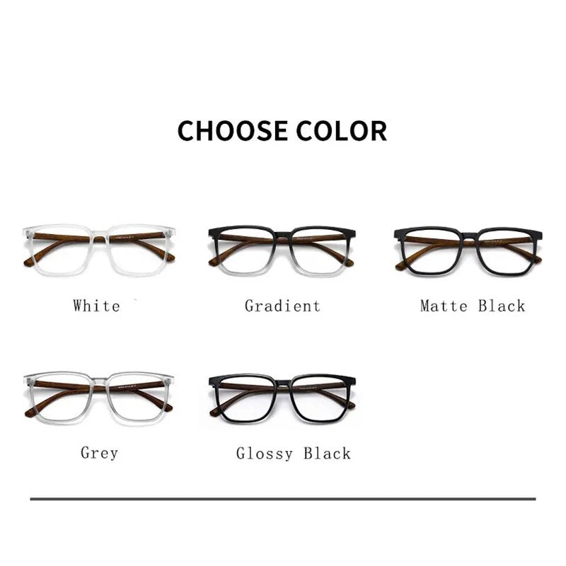 Hdcrafter Unisex Full Rim Square Tr 90 Acetate Eyeglasses 752323 Full Rim Hdcrafter Eyeglasses