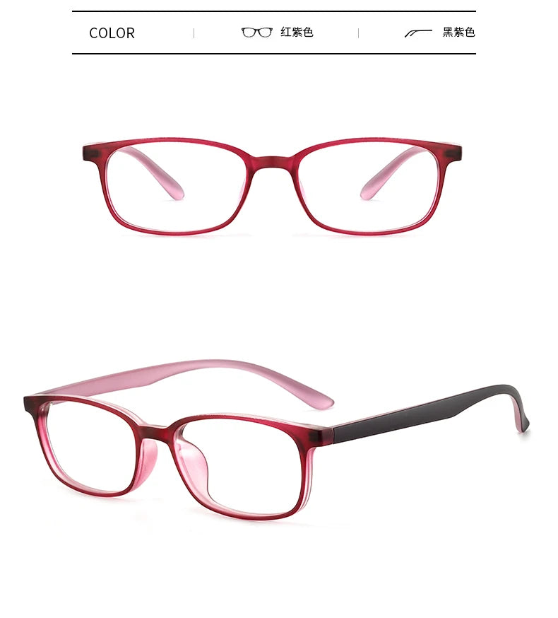 Reven Jate Unisex Small Full Rim Square Plastic Eyeglasses 1056 Full Rim Reven Jate